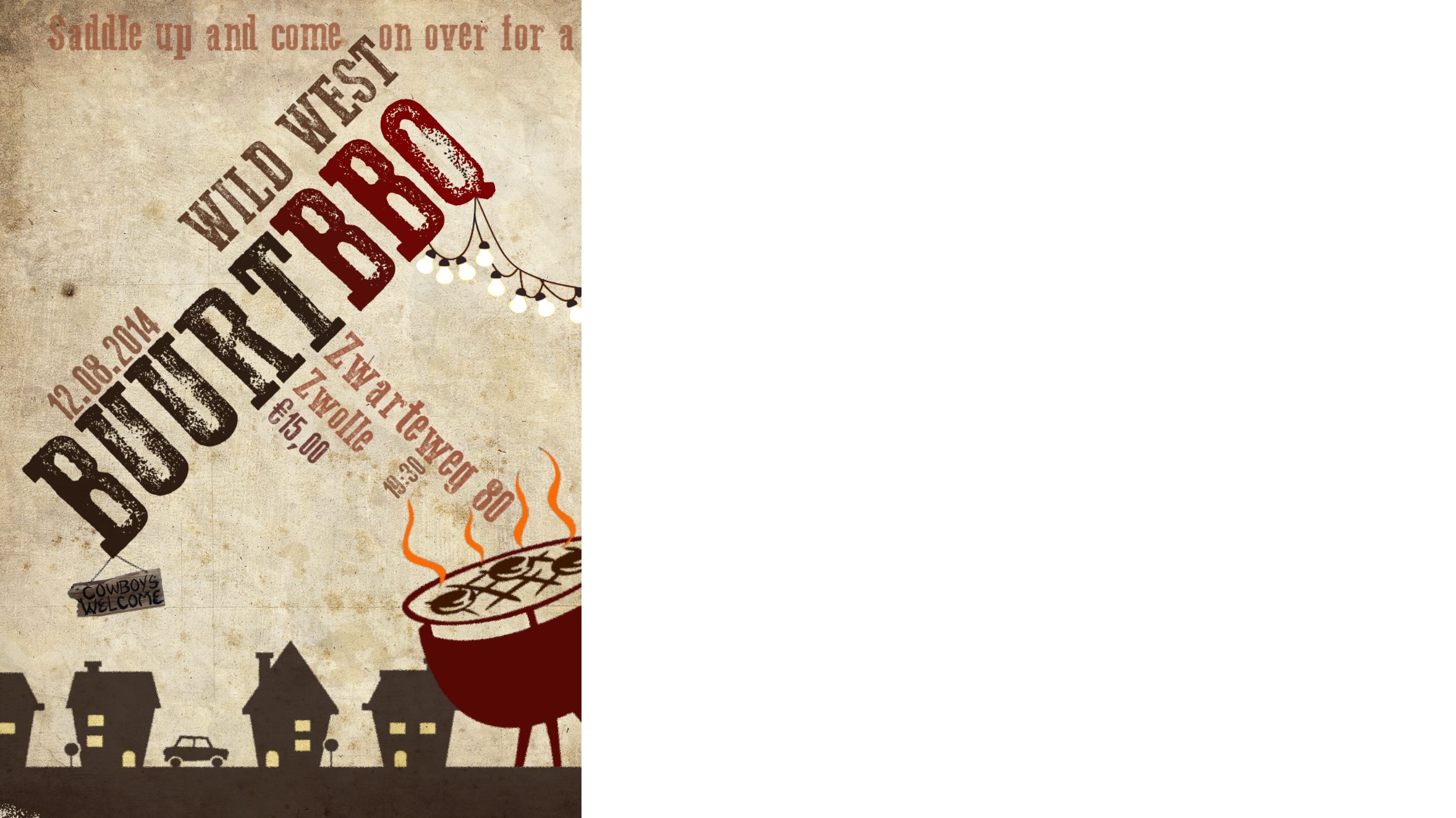 BBQ Event poster